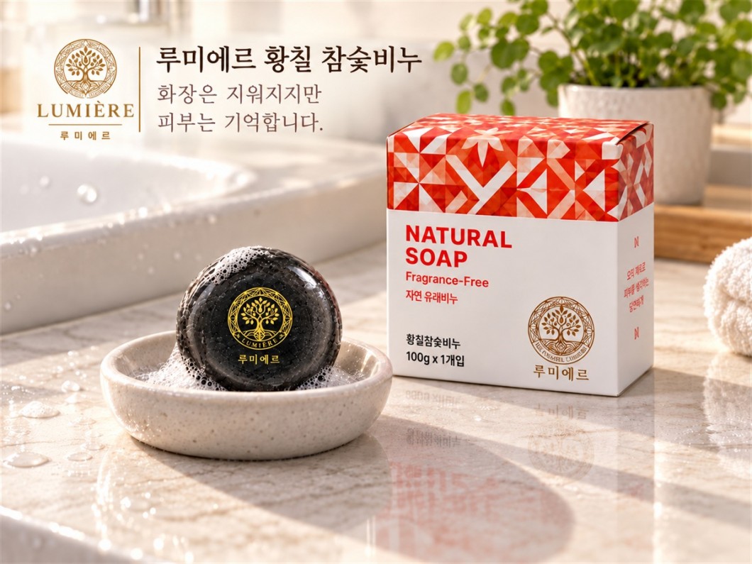 황칠 참숯 비누 100g