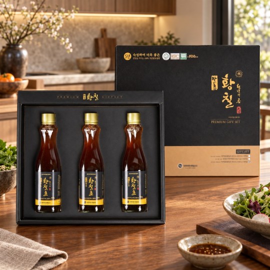 자연발효 식초 세트 300ml 3종