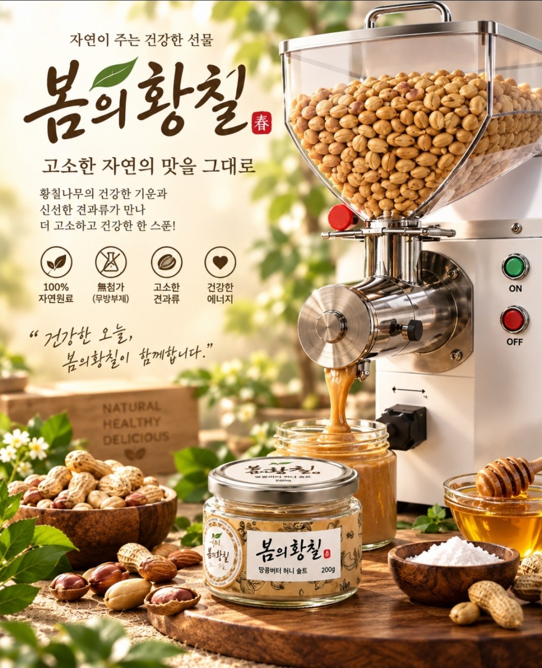 황칠의빛 버터 직석 머신기
